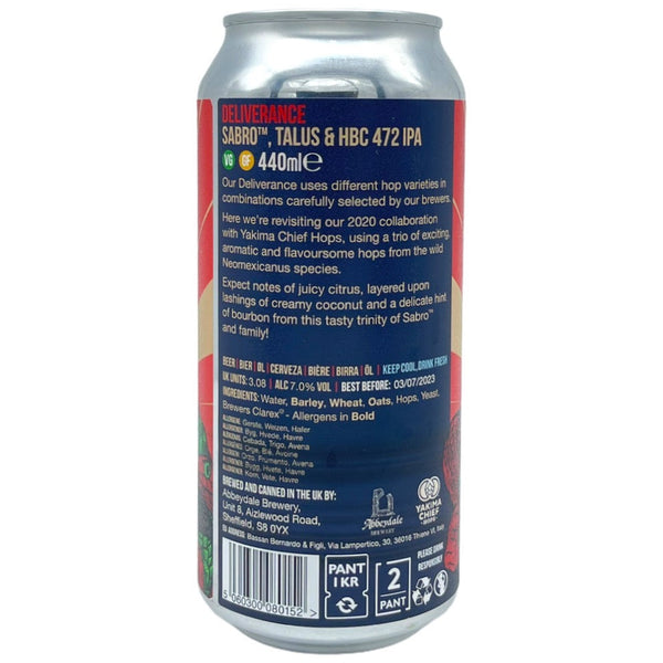 Abbeydale Deliverance IPA - Sabro, Talus