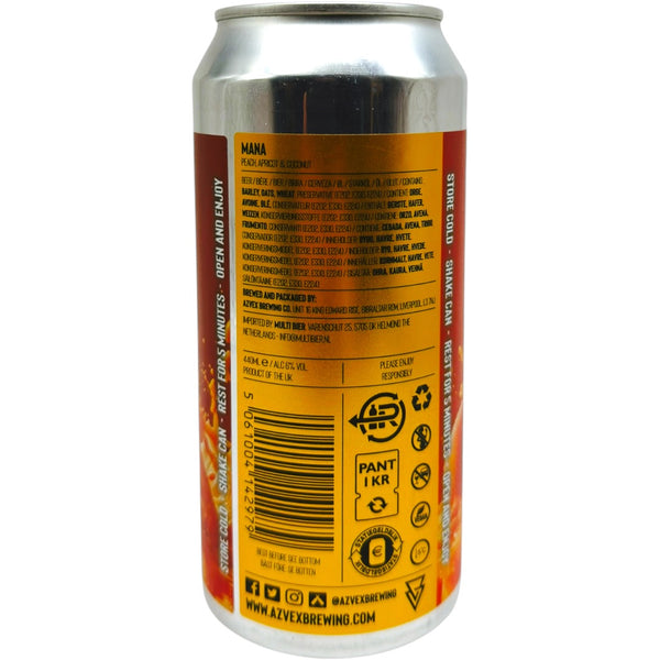 Azvex MANA – Peach, Apricot & Coconut Smoothie Sour
