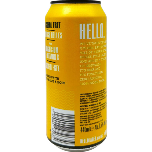 Hello Lager Top With Lemon