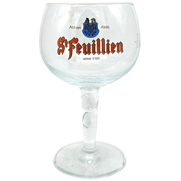 St Feuillien Belgium Beer Glass