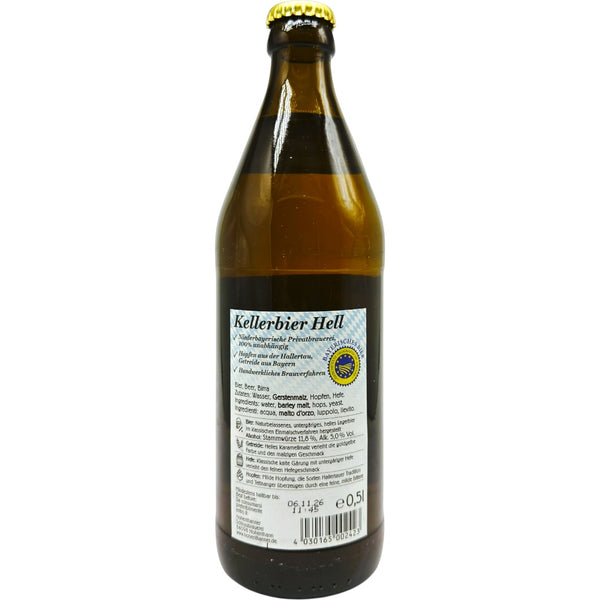 Hohenthanner Schlossbrauerei Kellerbier Hell