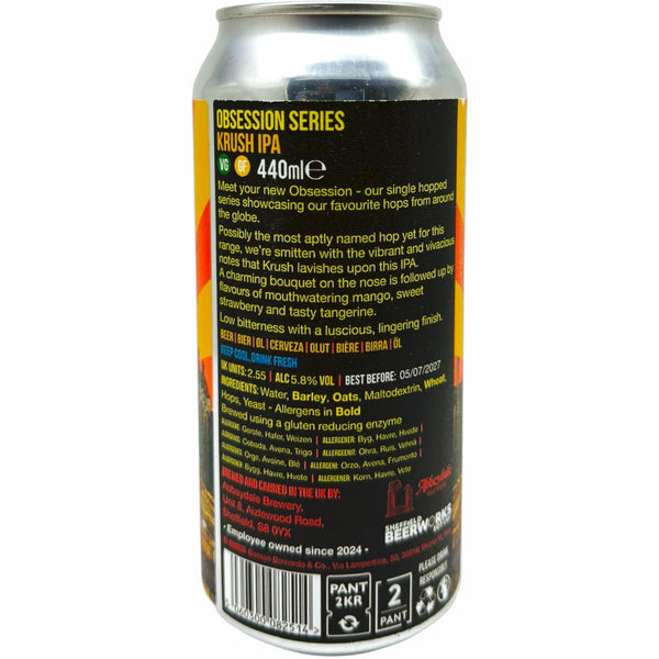 Abbeydale Brewery Krush IPA - Obsession Series