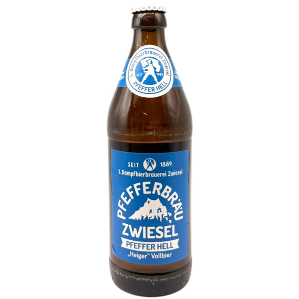 1. Dampfbierbrauerei Zwiesel Pfeffer Hell - Heiger Vollbier