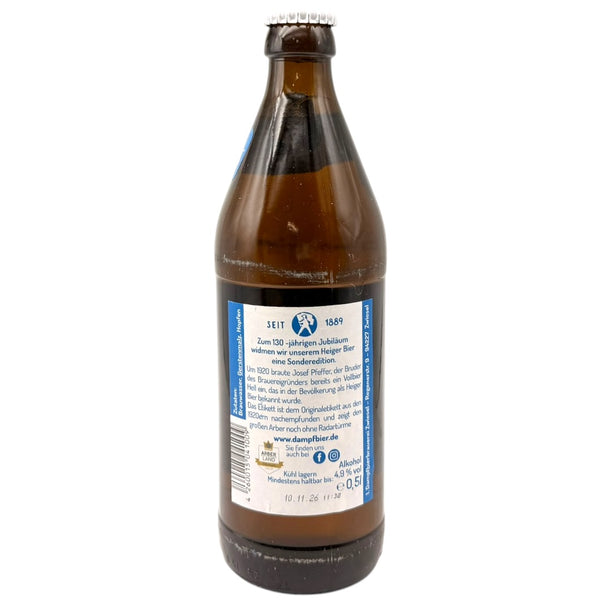 1. Dampfbierbrauerei Zwiesel Pfeffer Hell - Heiger Vollbier
