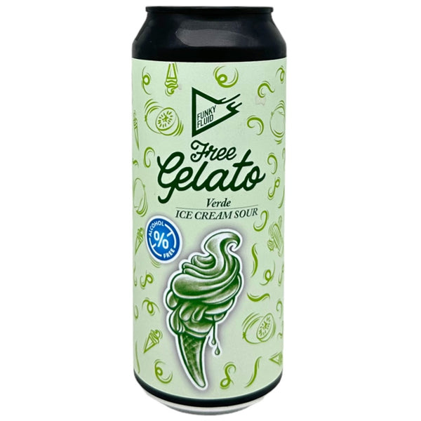 Funky Fluid Free Gelato: Verde (Sour)