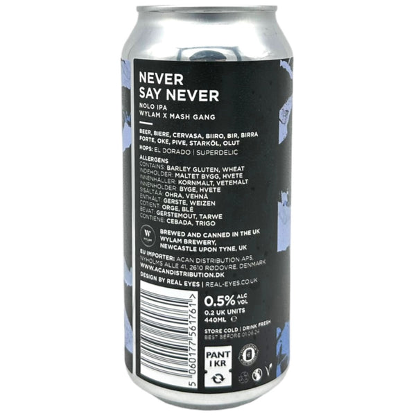 Wylam x Mash Gang Never Say Never (IPA)