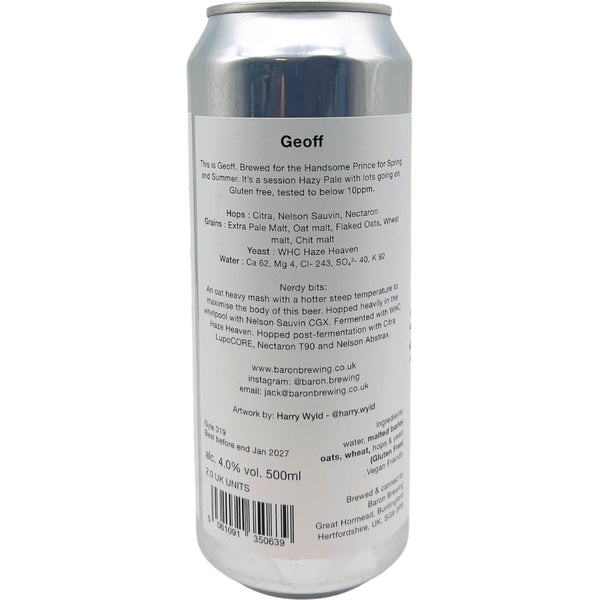 Baron Brewing Geoff