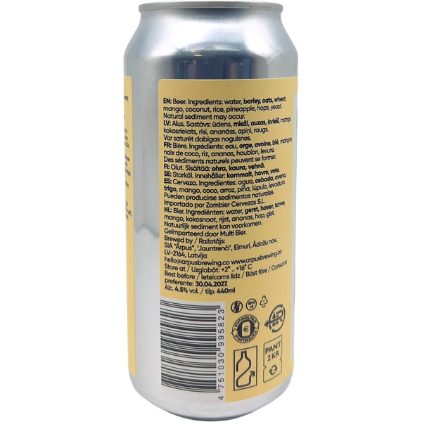 Ārpus X Mortalis Alphonso Mango X Coconut X Sticky Rice X Pineapple Smoothie Sour Ale