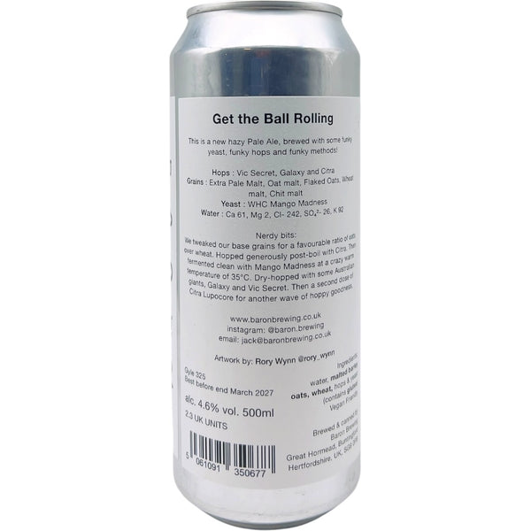 Baron Brewing Get The Ball Rolling