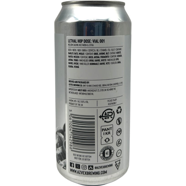 Azvex Lethal Hop Dose: Vial 001
