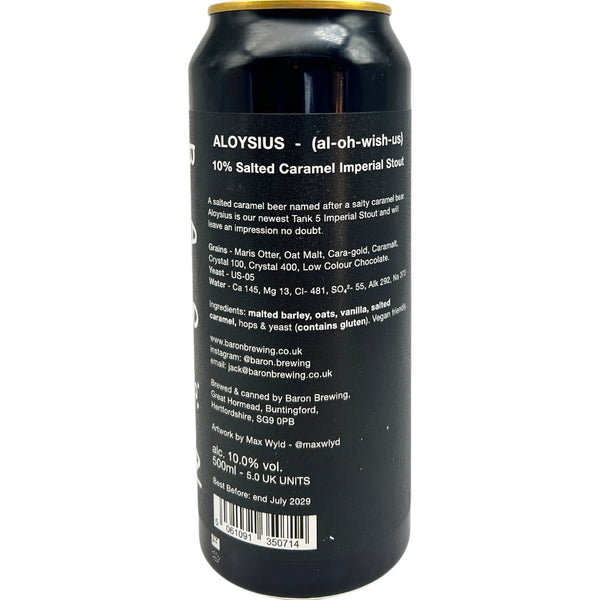 Baron Brewing Aloysius