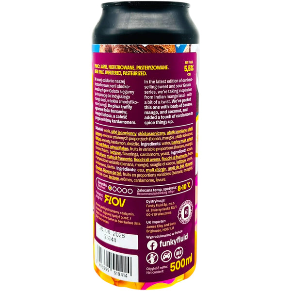 Funky Fluid Gelato: Banana Lassi