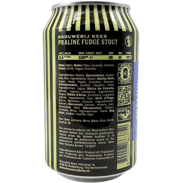 Brouwerij Kees Praline Fudge