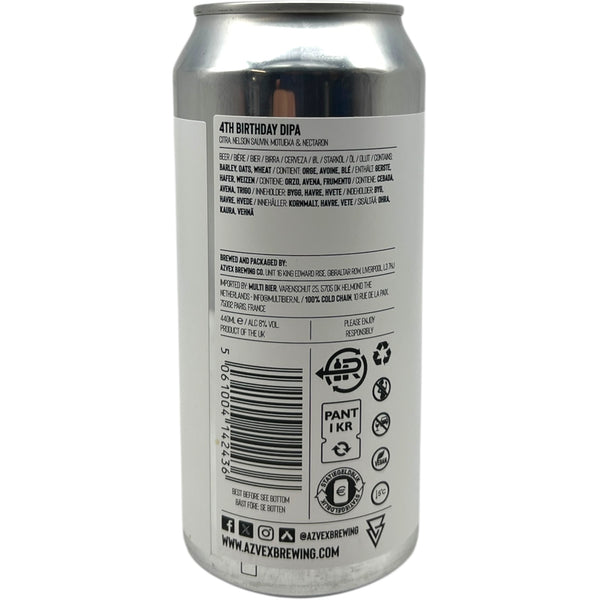 Azvex 4th Birthday DIPA