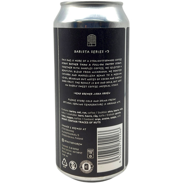 Factory Barista #3 (Nicaraguan Coffee)