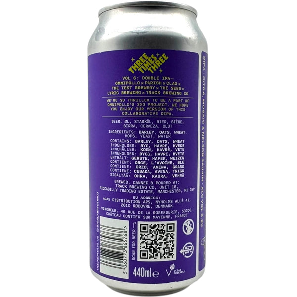 Track x Omnipollo, Parish, The Test, Clag & The Seed  3x3