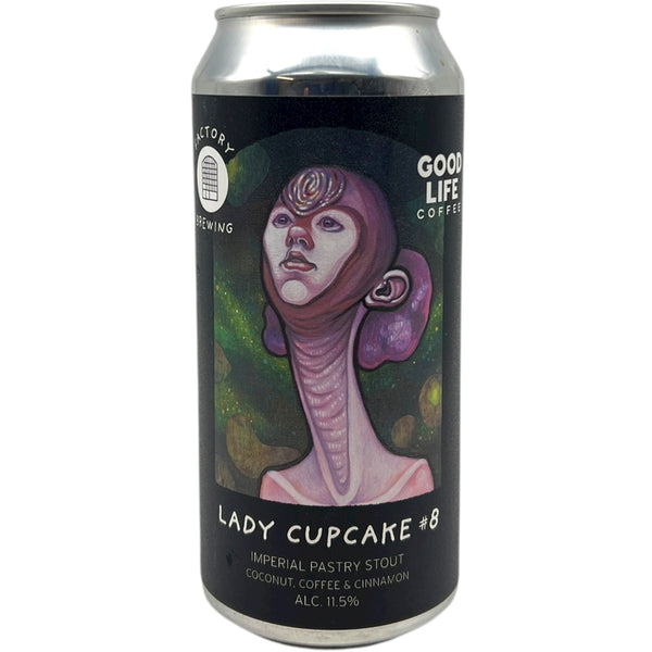 Factory Lady Cupcake #8 (Coconut, Coffee & Cinnamon)