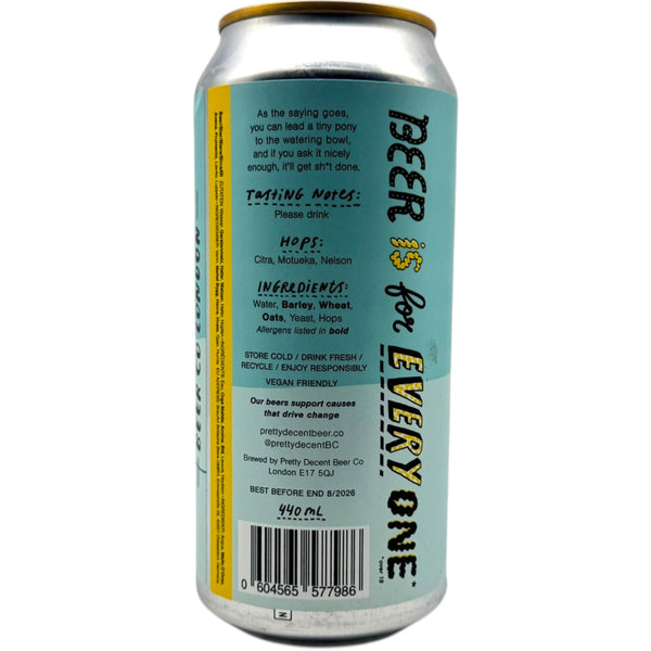 Pretty Decent Drink, Sweet Pony