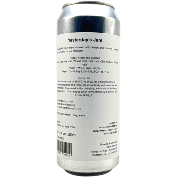 Baron Yesterdays Jam