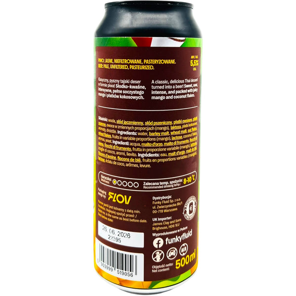 Funky Fluid Gelato: Mango Sticky Rice