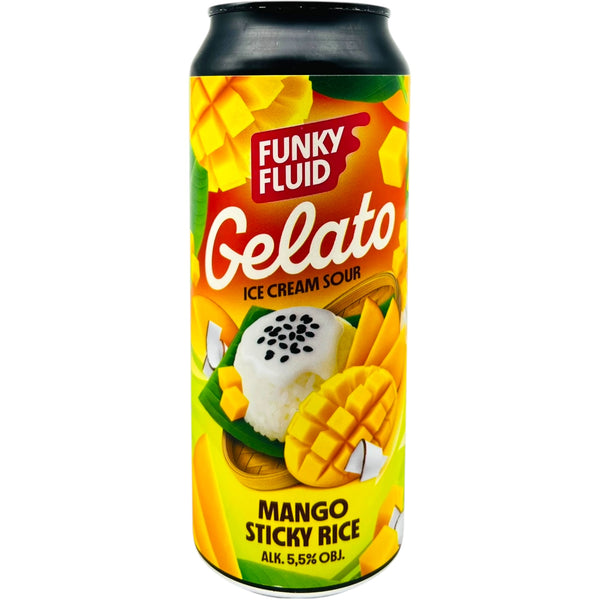 Funky Fluid Gelato: Mango Sticky Rice
