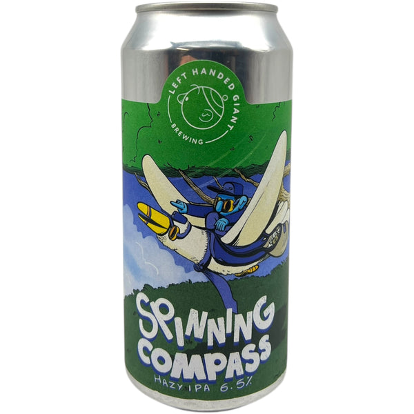 Left Handed Giant Spinning Compass