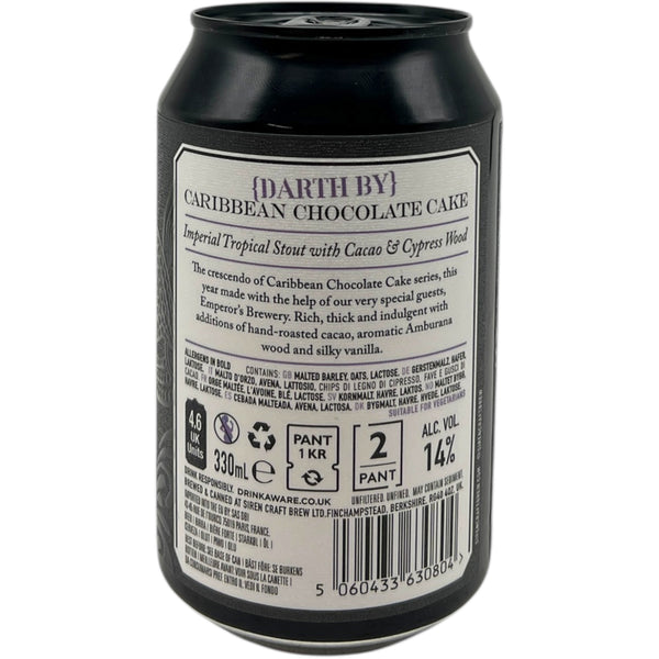 Siren x Emperor Caribbean Chocolate Cake 2025: Darth By