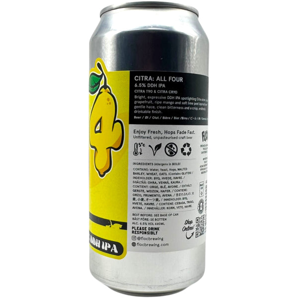 Floc. Citra: All Four DDH IPA