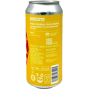 Overtone Brewing Co. Overtone Magic People, Yuzu People Overtone Brewing Co. Overtone Magic People, Yuzu People