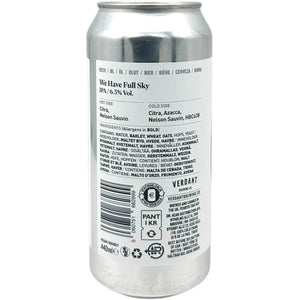 Verdant Brewing Co. Verdant x Two Flints We Have Full Sky Verdant Brewing Co. Verdant x Two Flints We Have Full Sky