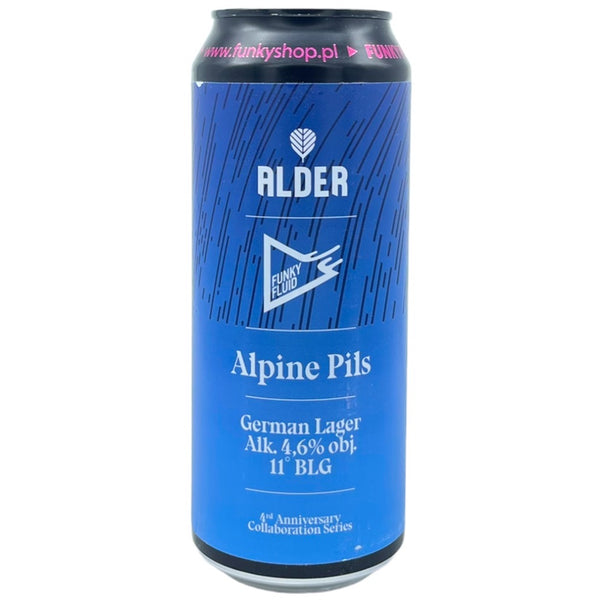 Funky Fluid x Alder Alpine Pils