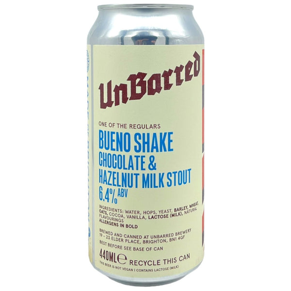 UnBarred Brewery Bueno Shake