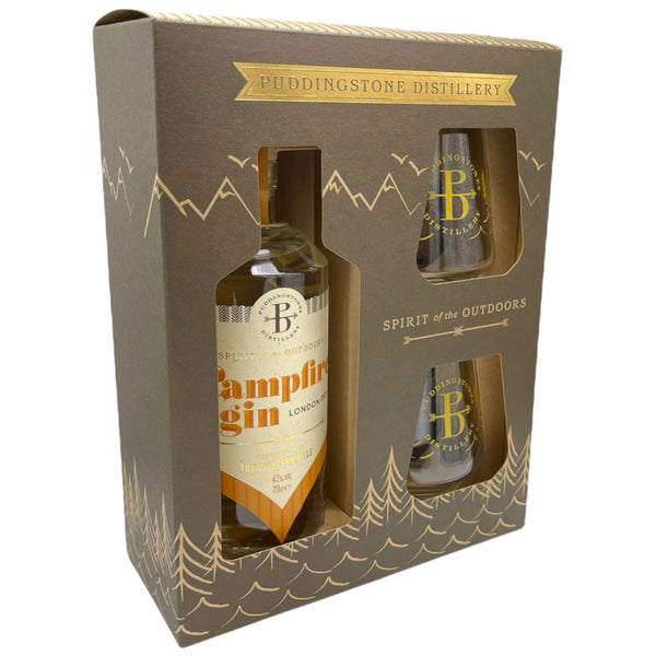 Puddingstone Distillery Campfire London Dry Gin Gift Set (local delivery or collection only)