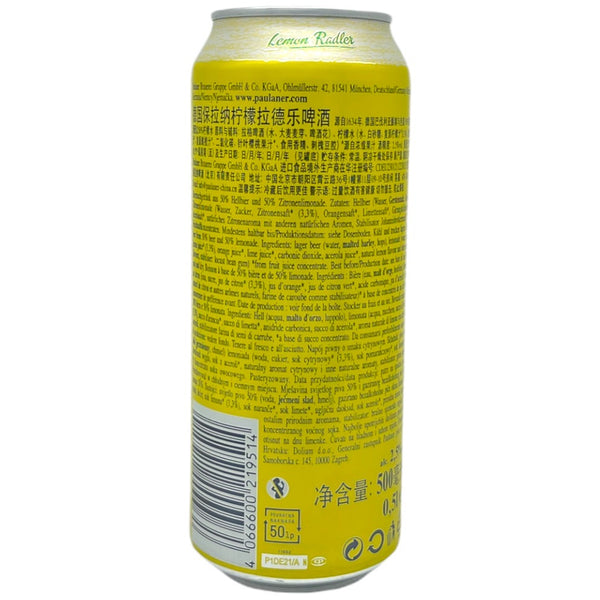 Paulaner Lemon Radler