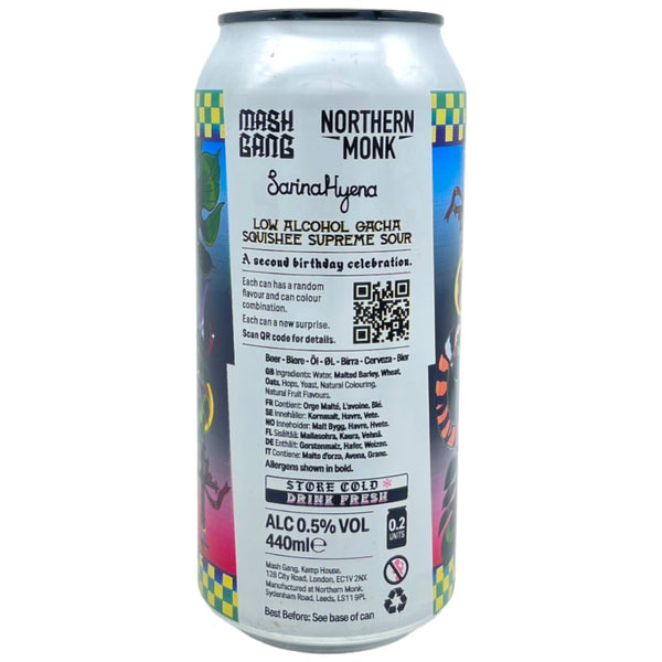 Northern Monk x Mash Gang // BIRTHDAY YELLOW // Alcohol Free Fruited Sour