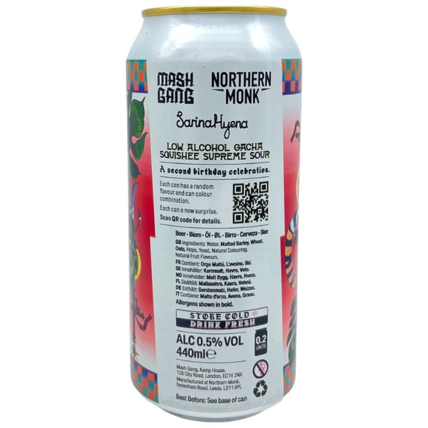 Northern Monk x Mash Gang // BIRTHDAY RED // Alcohol Free Fruited Sour