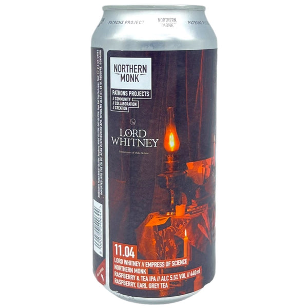 Northern Monk Patrons Project 11.04 Lord Whitney // Empress Of Science // Raspberry & Tea IPA