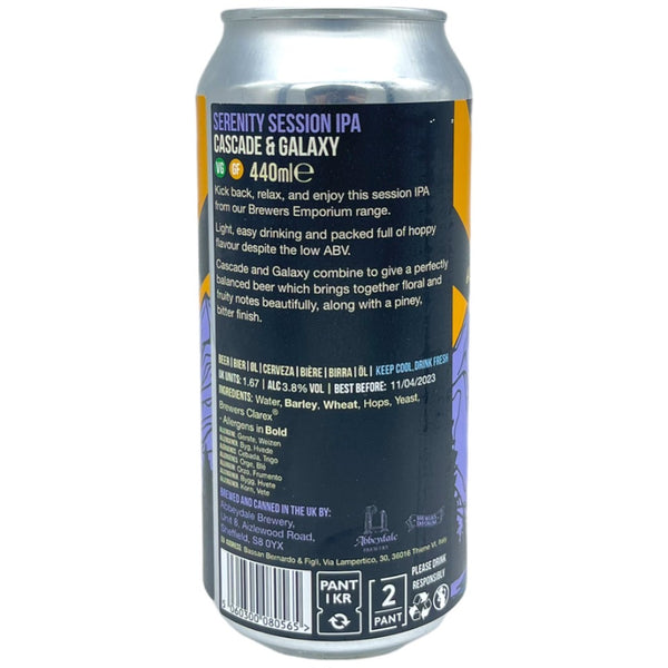 Abbeydale Brewery Serenity Cascade & Galaxy (Session IPA)