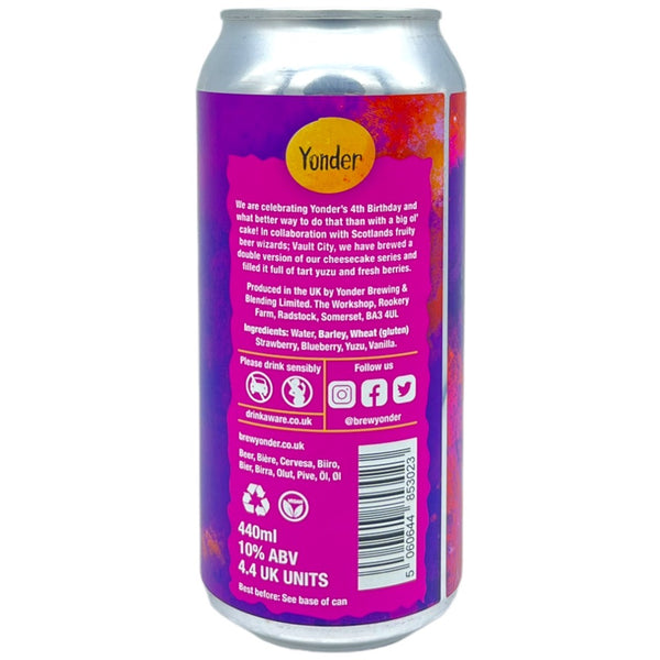 Yonder x Vault City Yuzu Berry Double Cheesecake