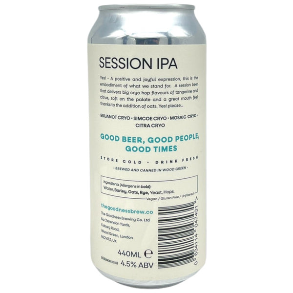 The Goodness Brew Yes! (Session IPA)