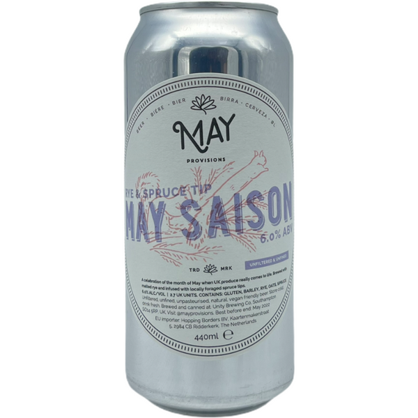 May Provisions Rye & Spruce Tip Saison
