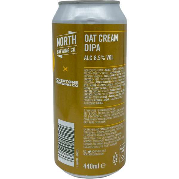 North Brewing x Overtone Oat Cream DIPA