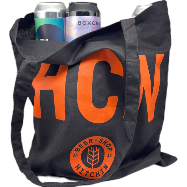 Beer Shop Hitchin Screen Print Cotton Tote Bag